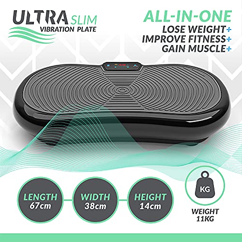 Bluefin Fitness Ultra Slim Vibration Plate | Lose Fat & Tone Up at Home.